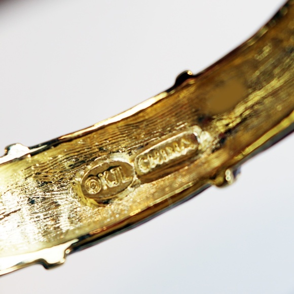 🏆 Rare! Vintage Kenneth Lane Lion's Head Bracelet - Picture 12 of 16